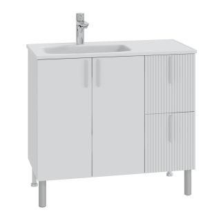 Напольная тумба под раковину Санта Вега 700448 90 см белый